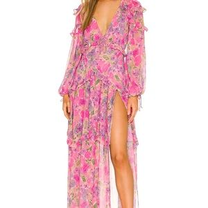 For Love & Lemons Annie Maxi Dress